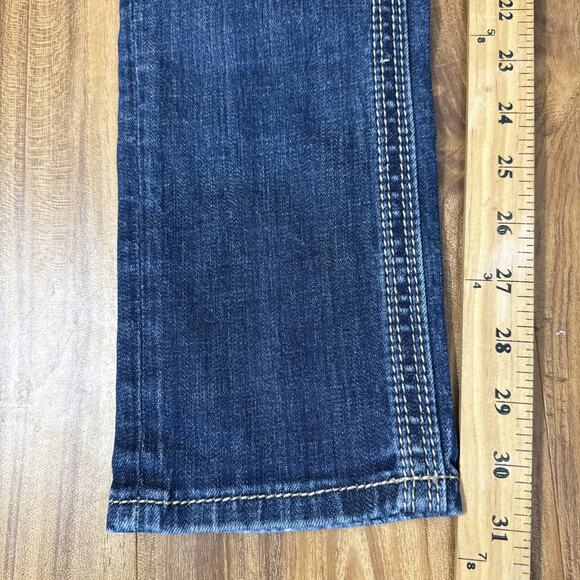 Be Rocks For Express Women's Blue Jeans Skinny Double Stitched Sz 2R - Picture 8 of 9